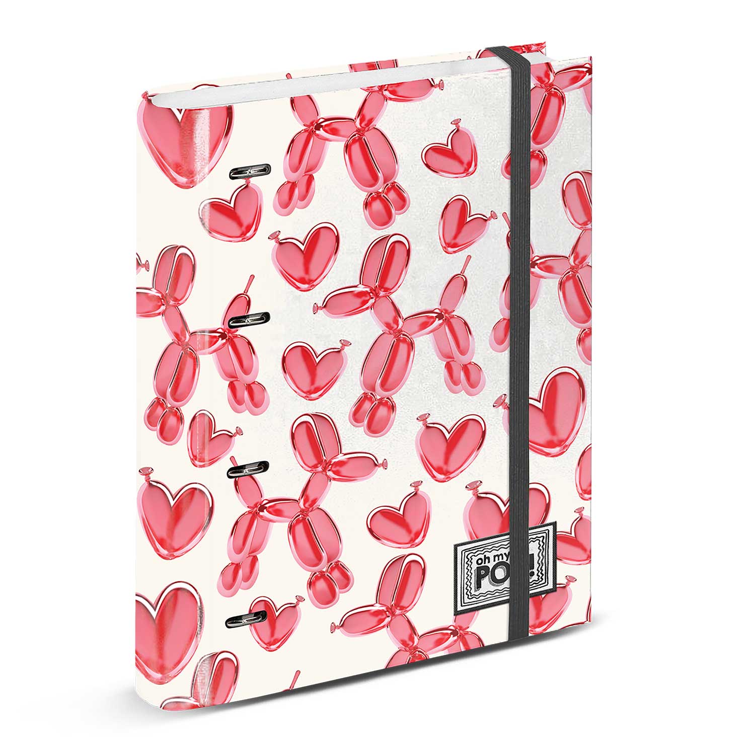 4 Rings Binder Grid Paper Oh My Pop! Globoniche