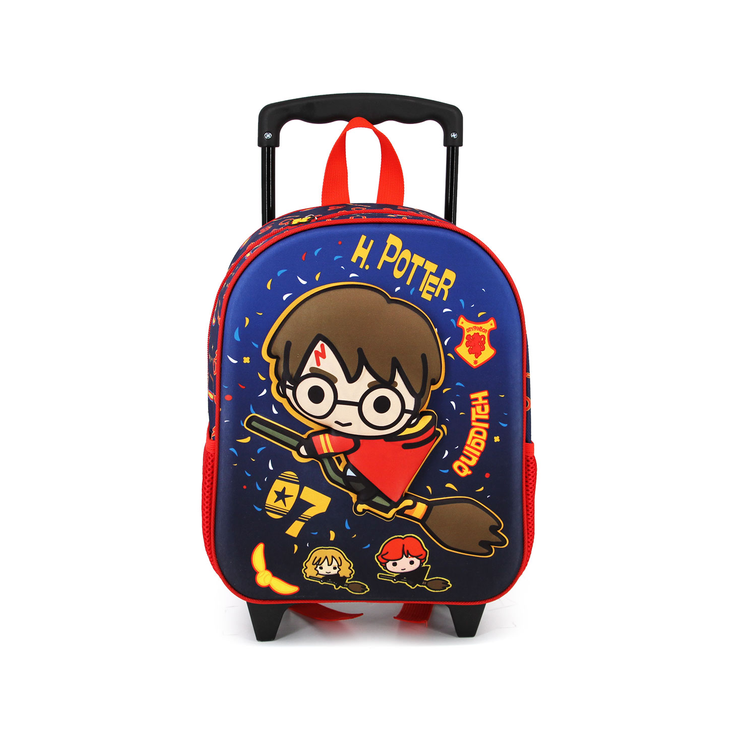 Small 3D Backpack with Wheels Harry Potter Quidditch