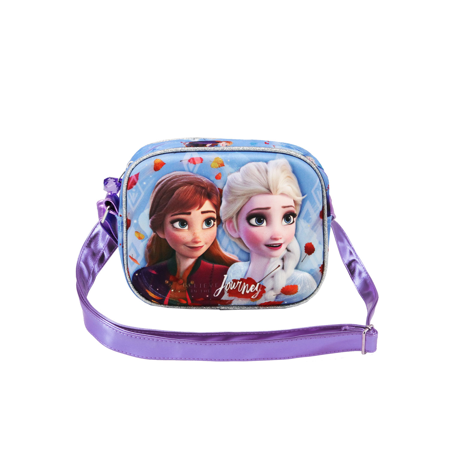 Sac à Bandoulière Carré 3D La Reine des Neiges 2 (Frozen) Journey