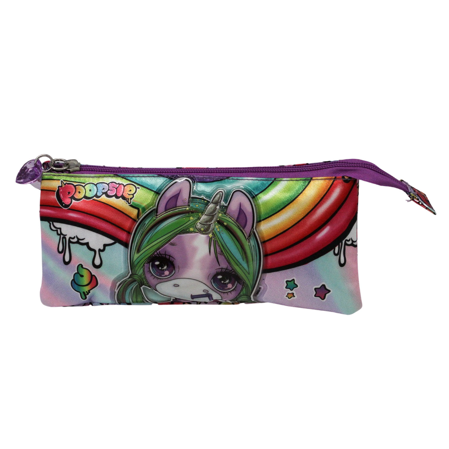 Triple Pencil Case Poopsie Slime Surprise Rainbow