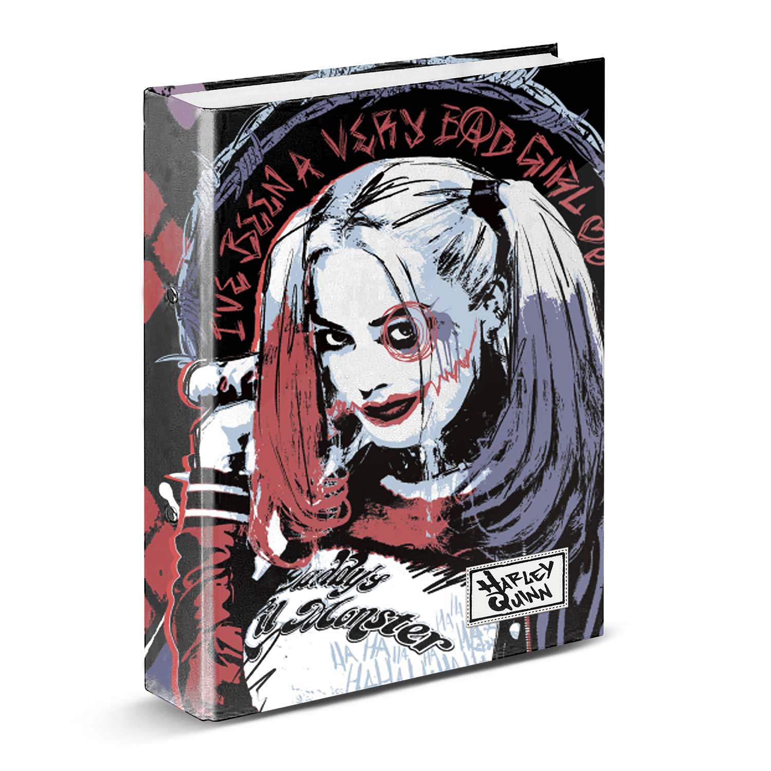 4 Rings Binder Harley Quinn Crazy