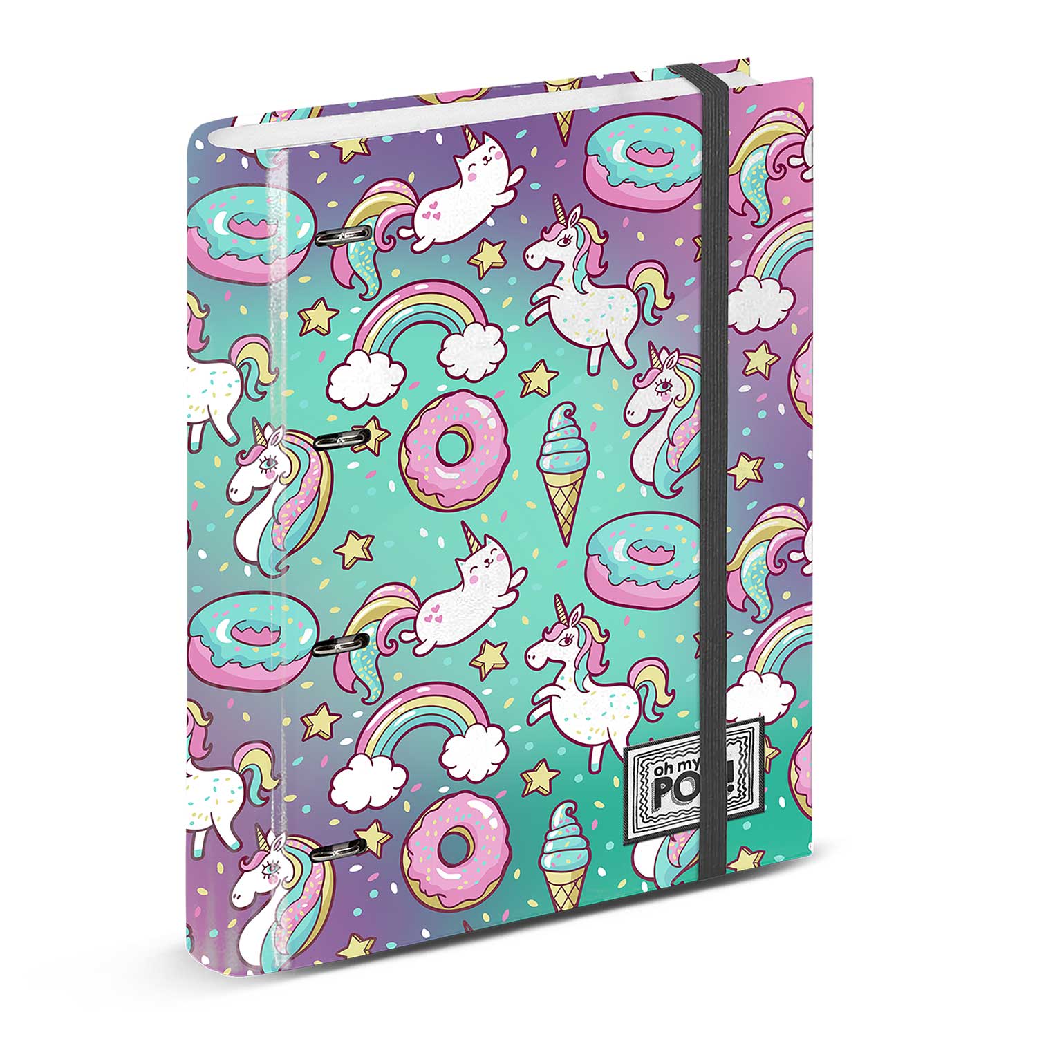 4 Rings Binder Grid Paper Oh My Pop! Dream