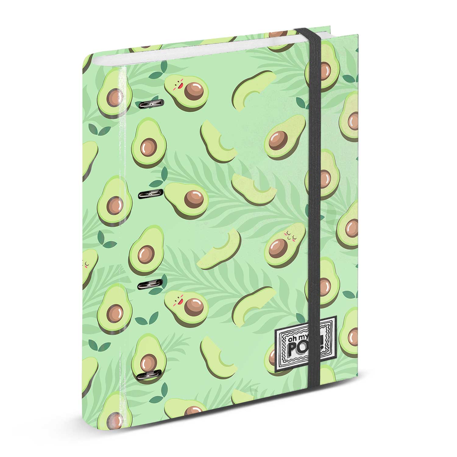 4 Rings Binder Striped Paper Oh My Pop! Awacate