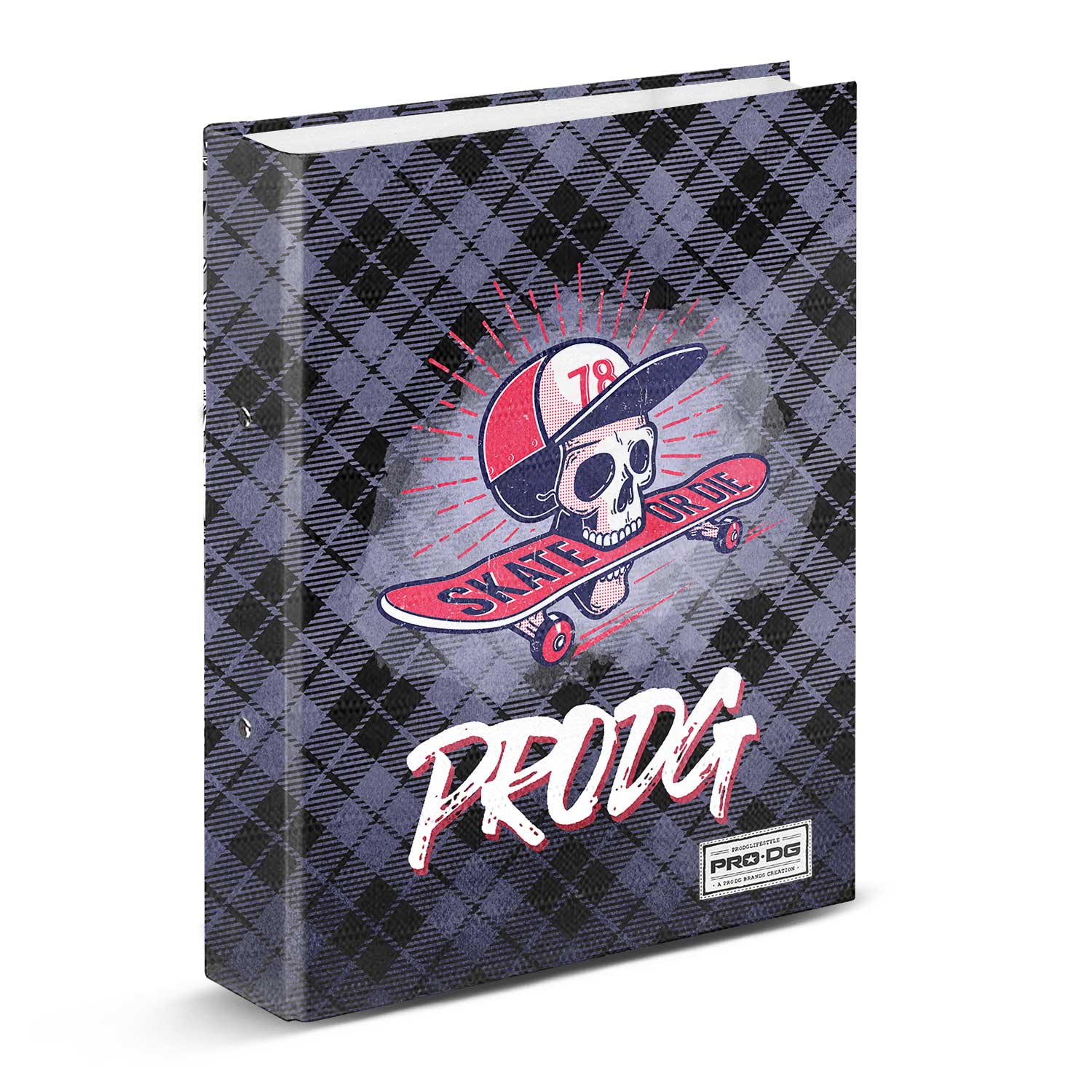 4 Rings Binder PRODG Skull