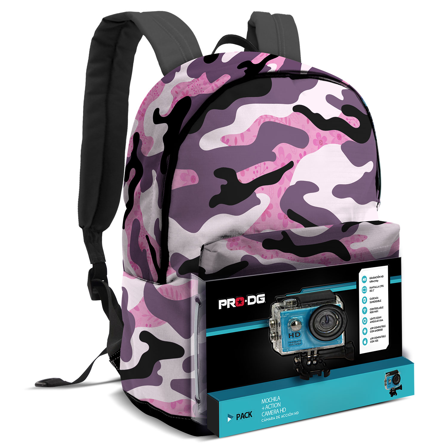 HD Camera Backpack PRODG Pinkage