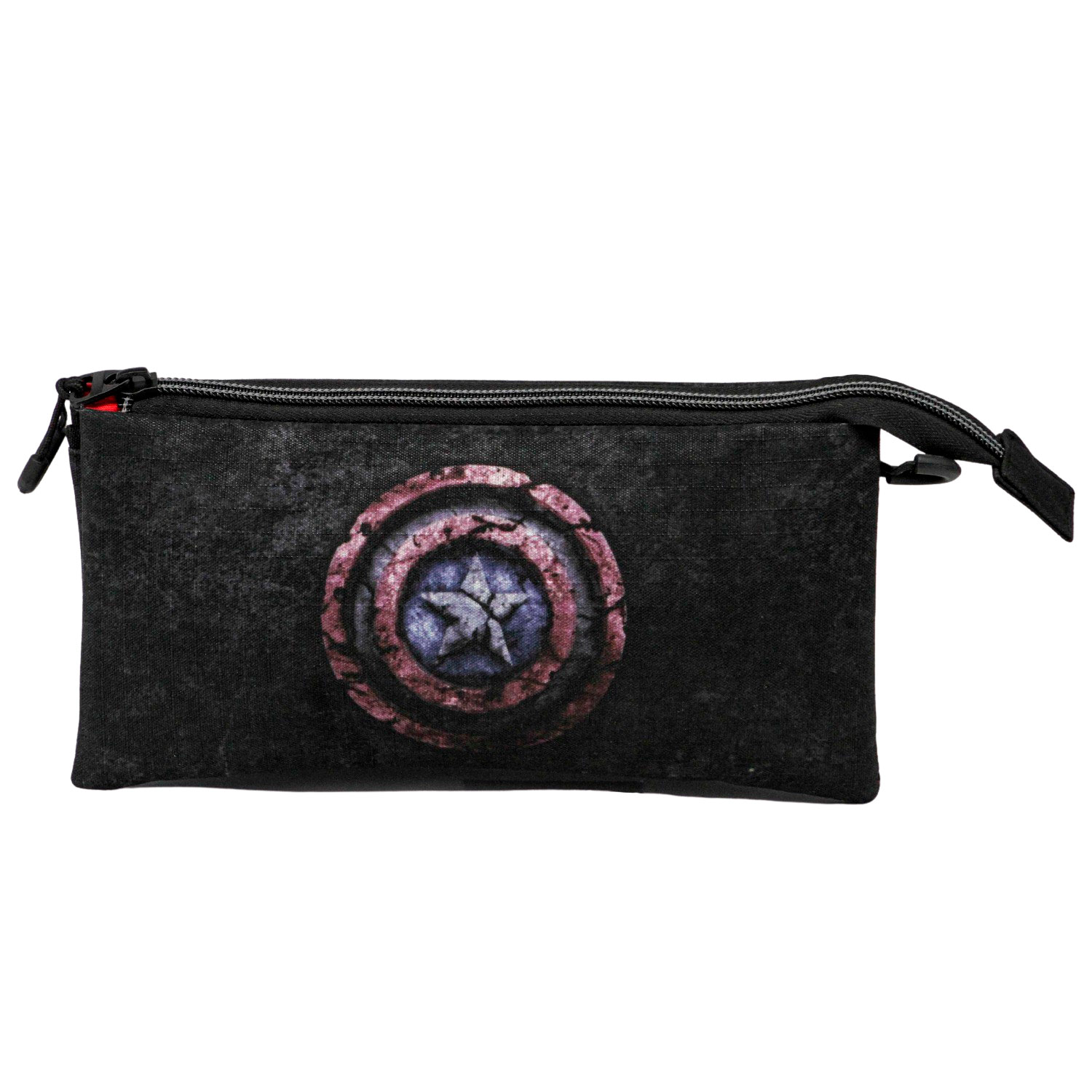 Estuche Portatodo Triple HS Capitán América Stone