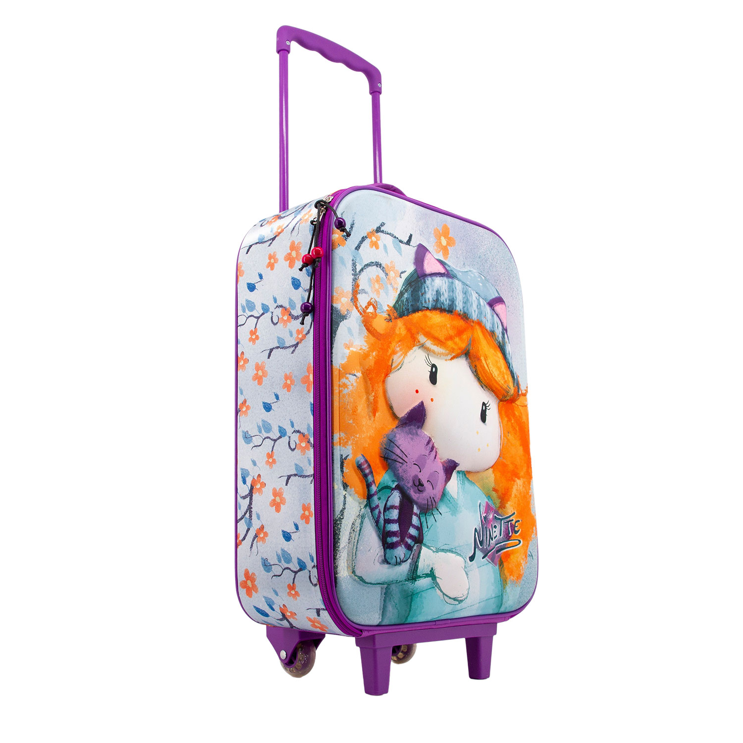 Soft 3D Trolley Suitcase Forever Ninette Cute