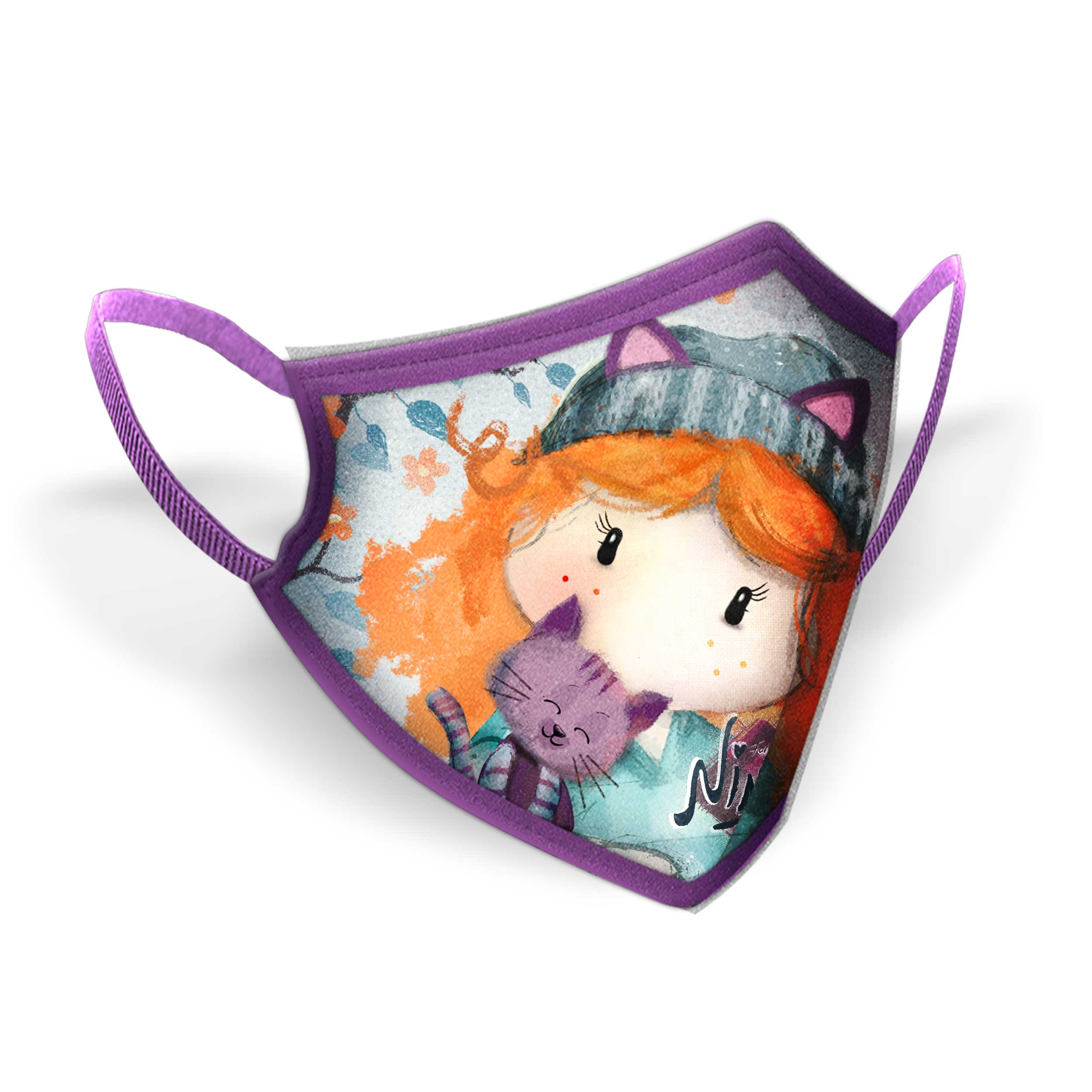 Reusable Kids Mask Forever Ninette Cute