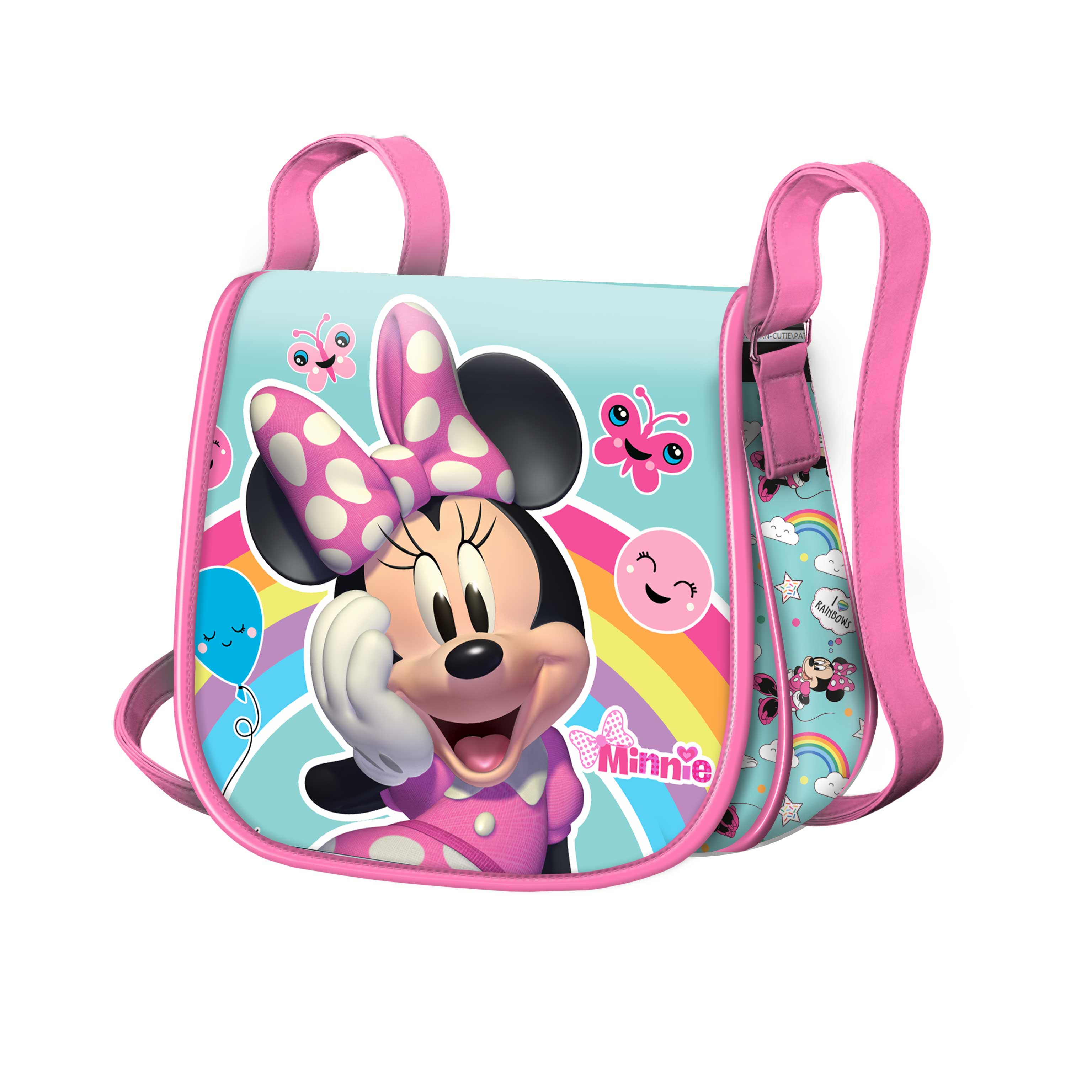 Bolso Muffin Mini Minnie Mouse Rainbow