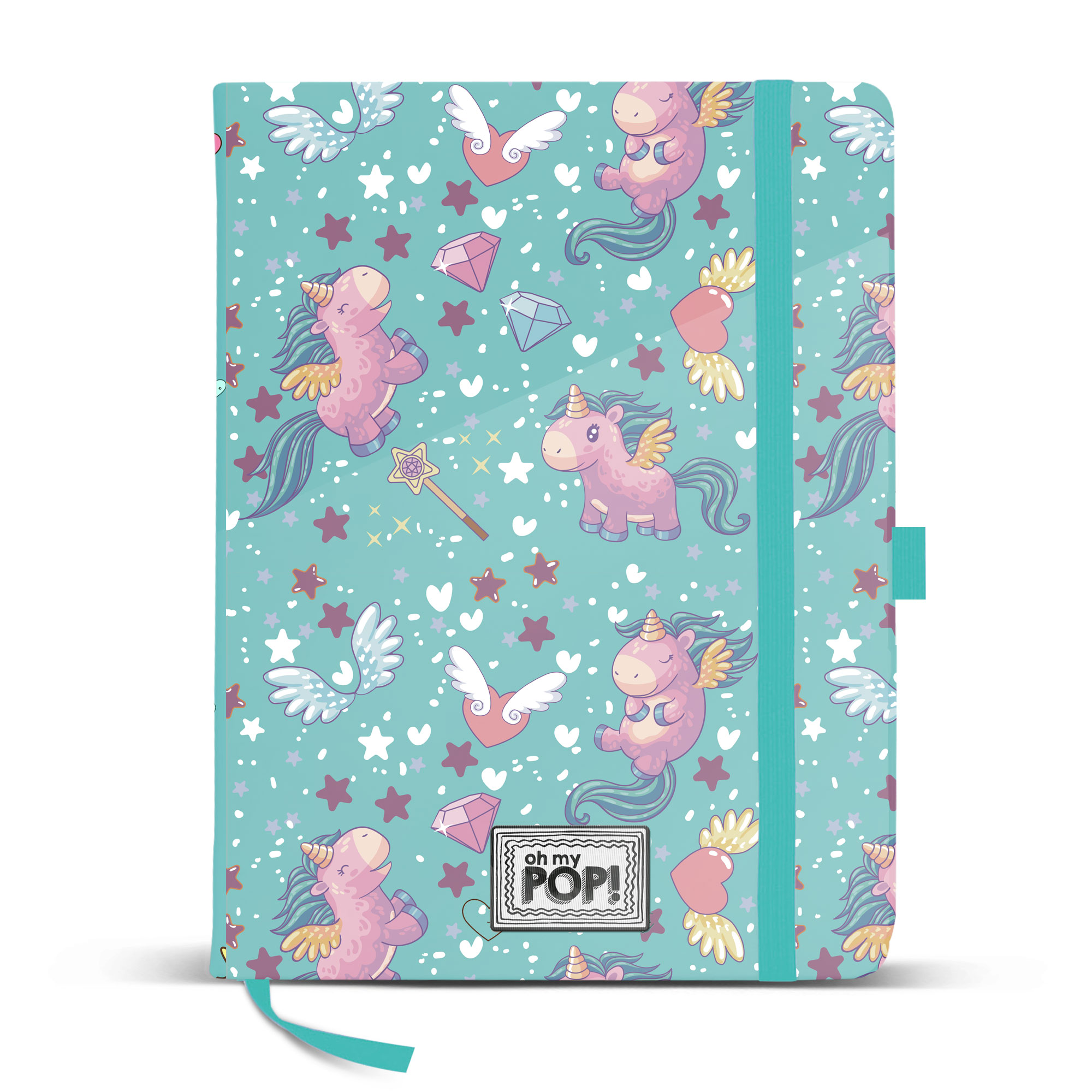 Diary 14x21 cm Oh My Pop! Magic Turquesa