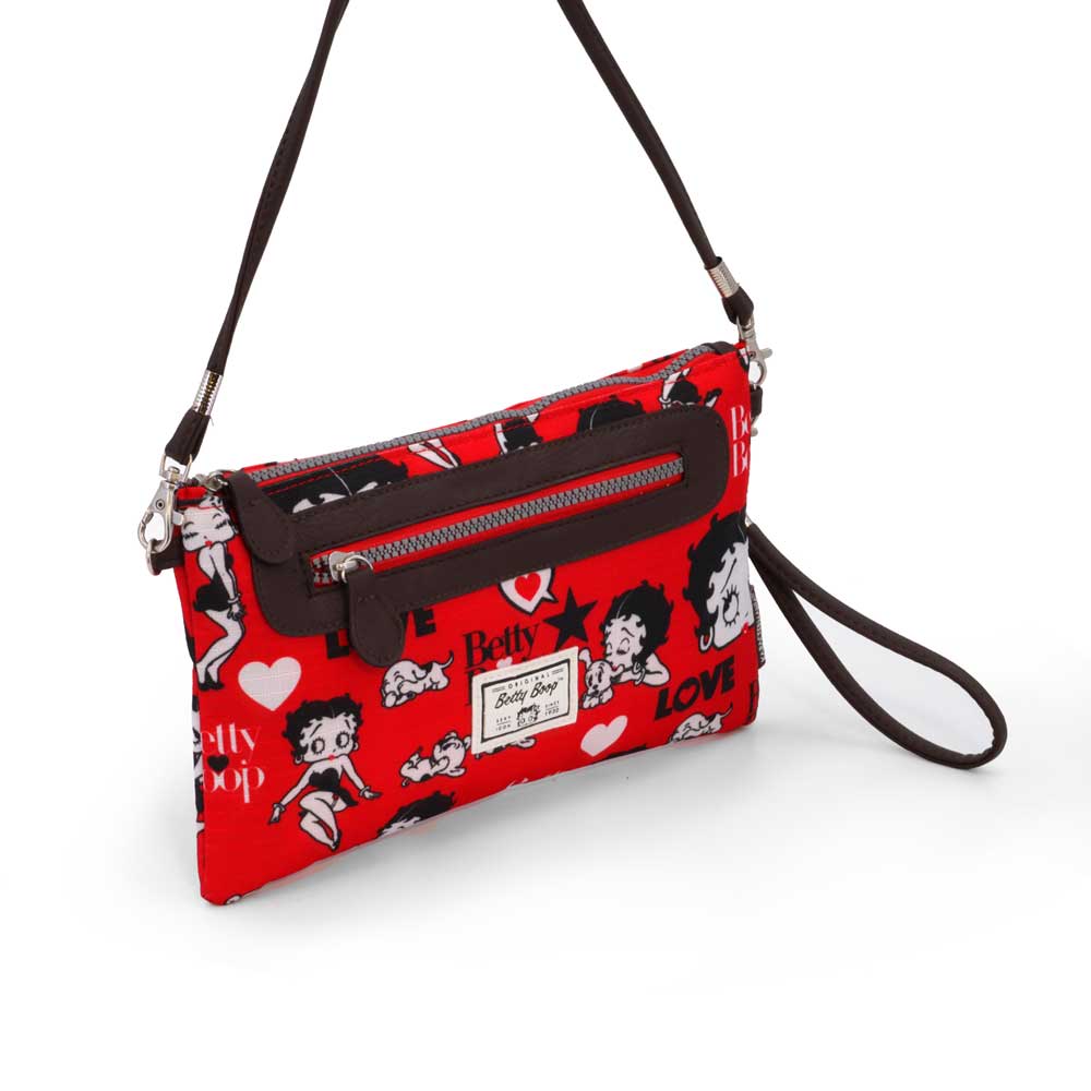 Action Handy Shoulder Bag Betty Boop Rouge