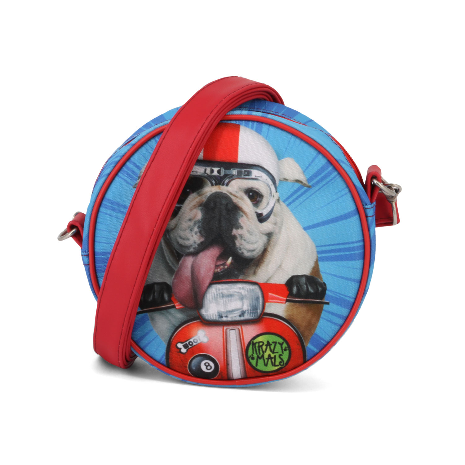 Round Bag Krazymals Bulldog