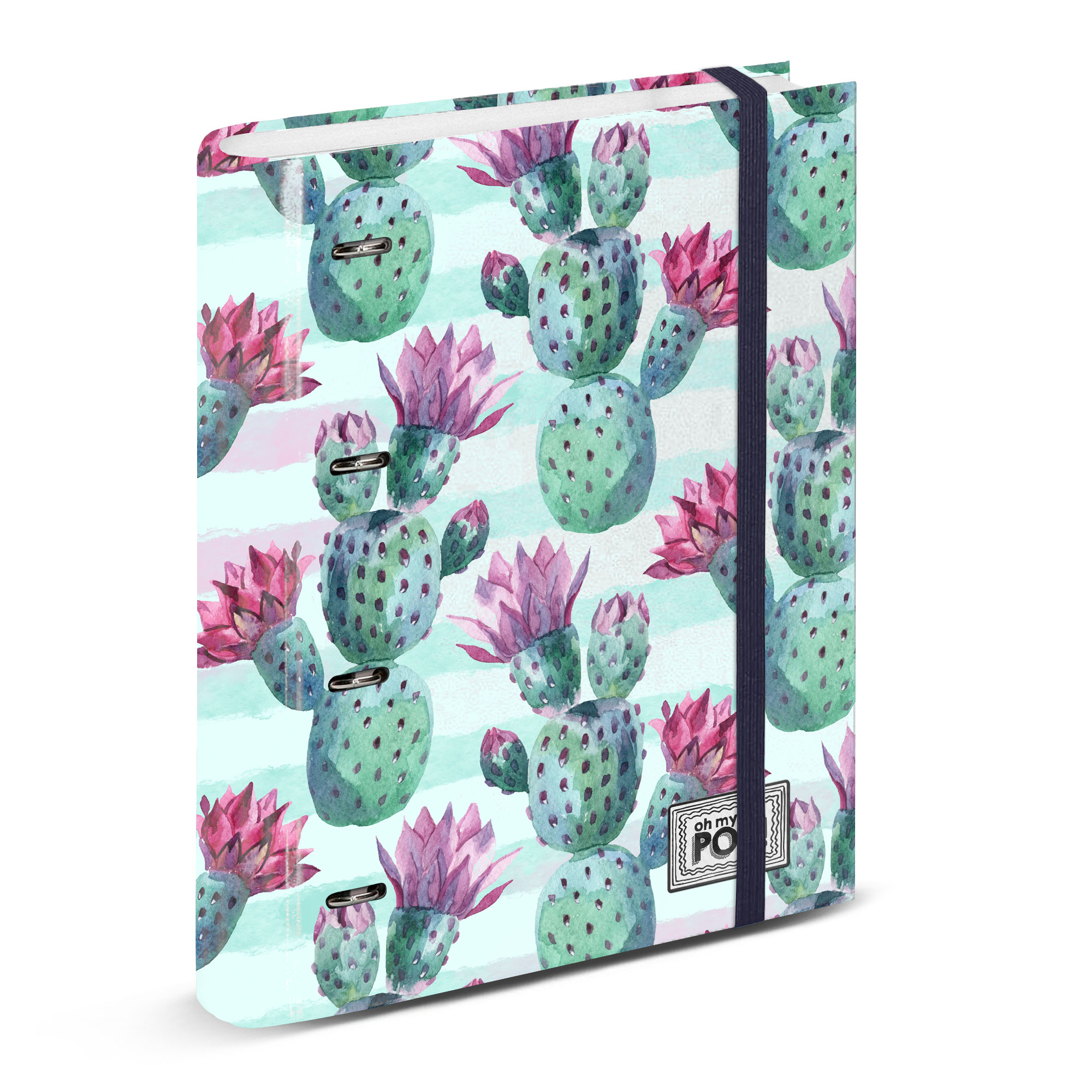 4 Rings Binder Grid Paper Oh My Pop! Nopal