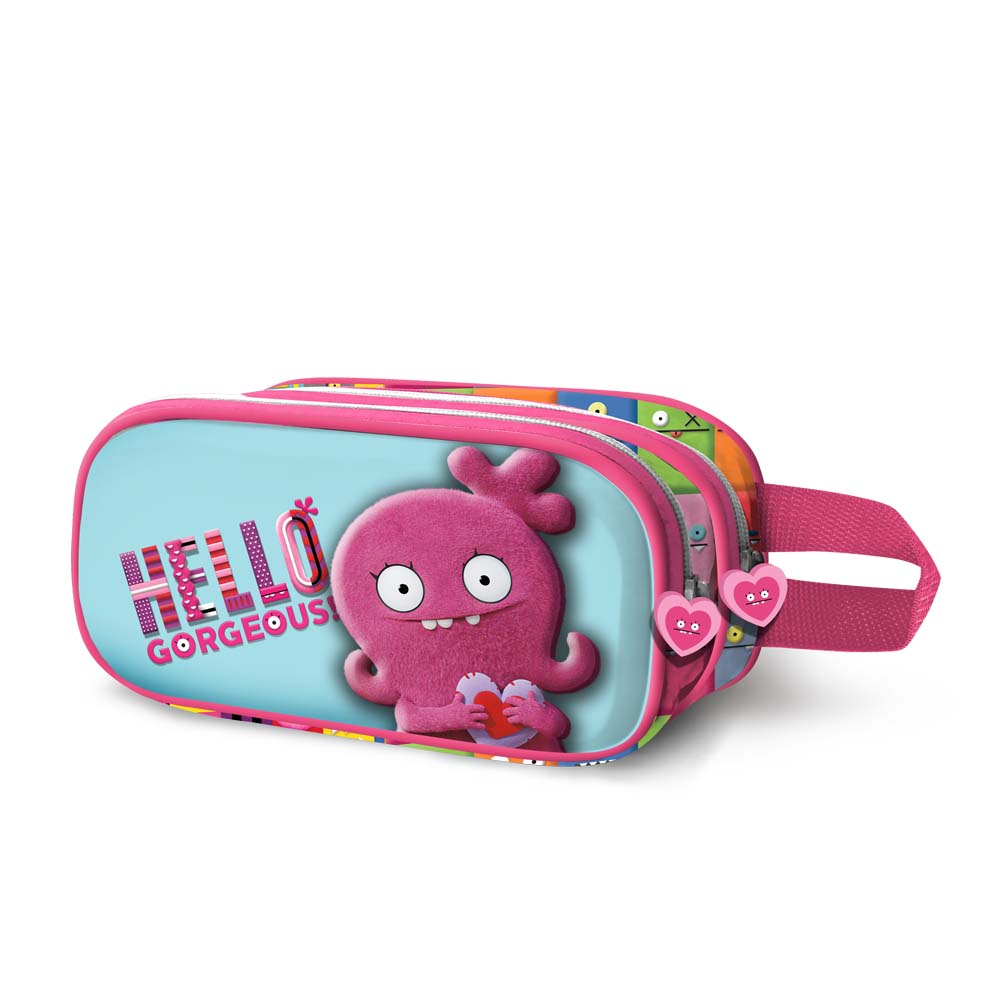 3D Double Pencil Case Ugly Dolls Heart