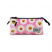 Triple Pencil Case HS Oh My Pop! Happy Flower