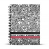 A5 Notebook Grid Paper PRODG Hip Hop