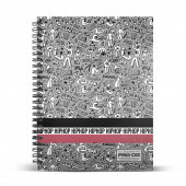 A4 Notebook Grid Paper PRODG Hip Hop