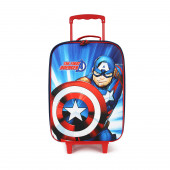 Soft 3D Trolley Suitcase Captain America First