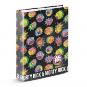 4 Rings Binder Rick and Morty Psycho