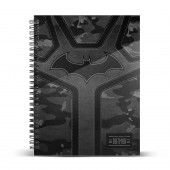 A5 Notebook Grid Paper Batman Fear