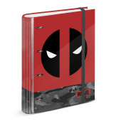 4 Rings Binder Grid Paper Deadpool Rebel