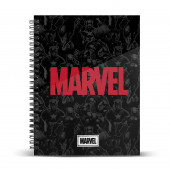 A4 Notebook Grid Paper Marvel Timely