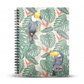 A4 Notebook Grid Paper Oh My Pop! Toucan