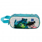 3D Double Pencil Case Monsters Inc Mike & Sully