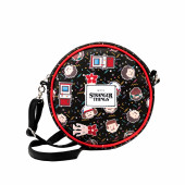 Round Shoulder Bag Stranger Things 8 Bits