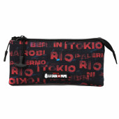 Triple Pencil Case HS Money Heist Cities