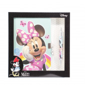 Padlock Diary + Pen Minnie Mouse Rainbow