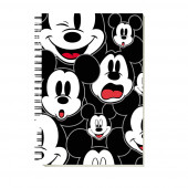 Notebook Mickey Mouse Classic Visages