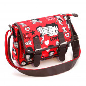 Wholesale Distributor Satchel HS Shoulder Bag Betty Boop Rouge