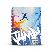 A5 Notebook Grid Paper PRODG Jump