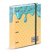 4 Rings Binder Grid Paper Oh My Pop! Ice Cream