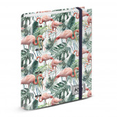 4 Rings Binder Grid Paper Oh My Pop! Flamenco Tropical