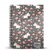 A5 Notebook Grid Paper Oh My Pop! Fantasy